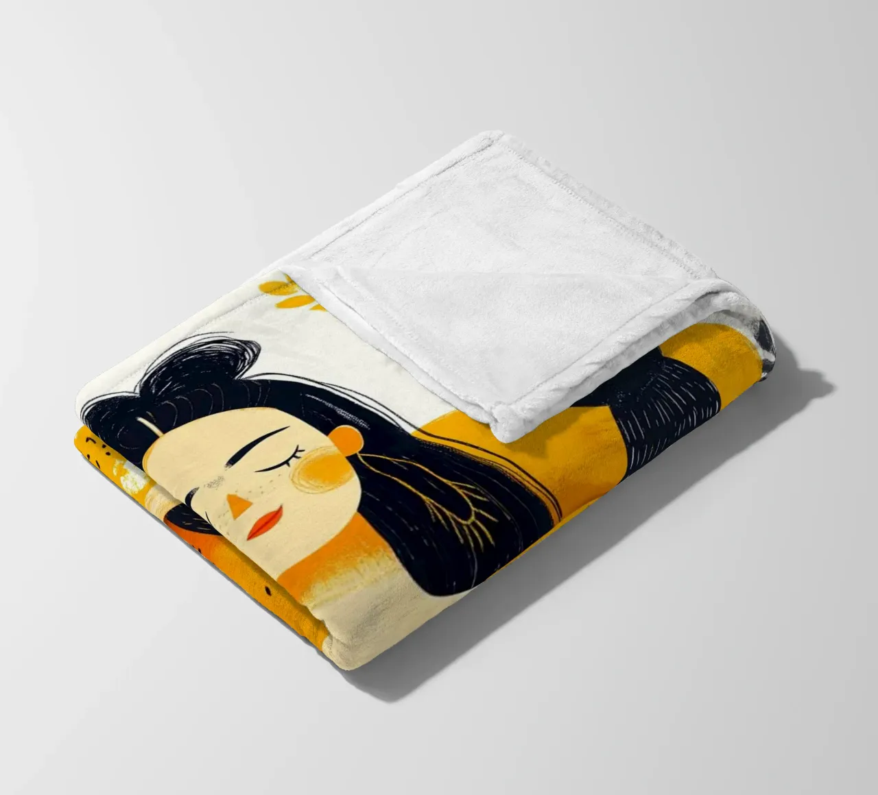 Ti amo gattino 13 coperta in pile da Justyna Jaszke JBJart