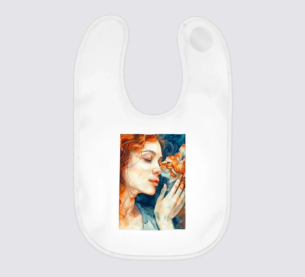 Ti amo gattino 15 bavaglino da Justyna Jaszke JBJart