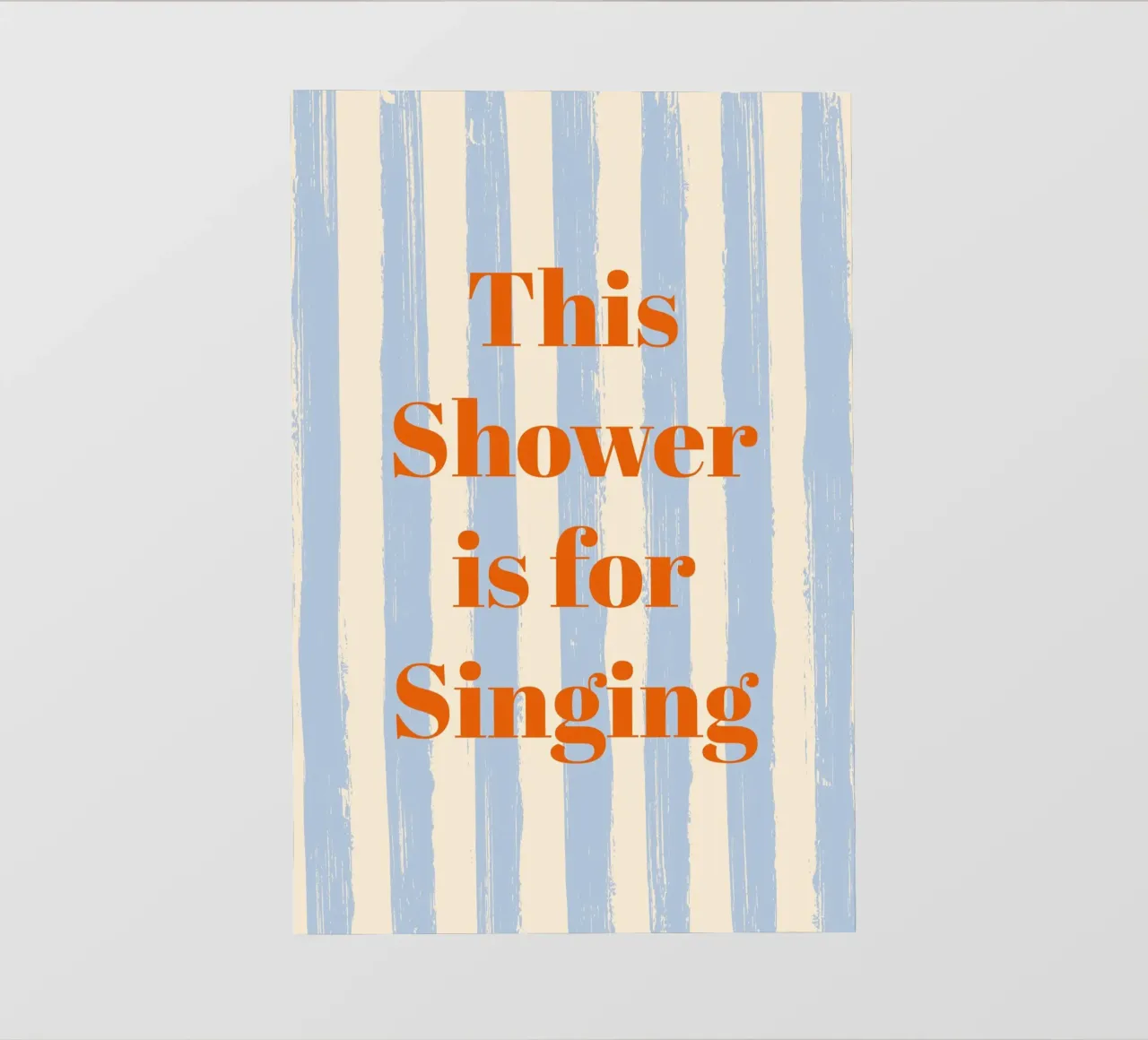 This Shower is for Singing - Gestreift pellicola backlit da pierosvisuals