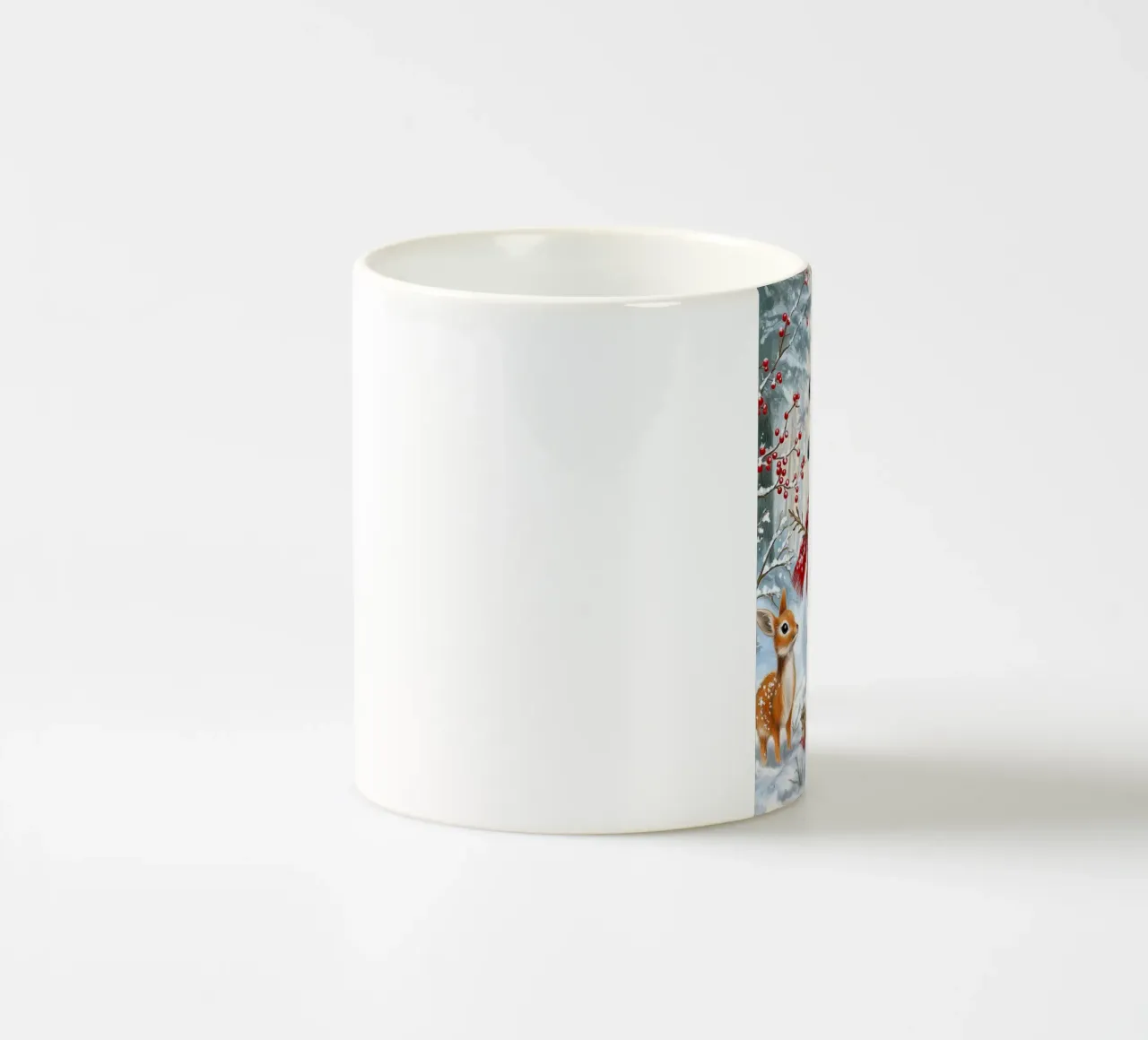 Pupazzo di neve di Natale tazza in ceramica da Fleur de Lys