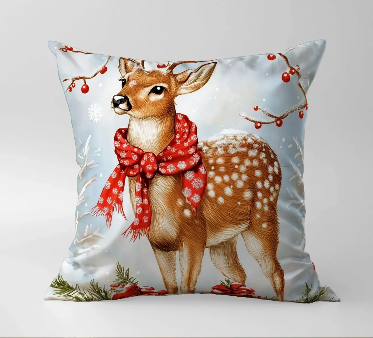 Cervo di Natale cuscino da Fleur de Lys