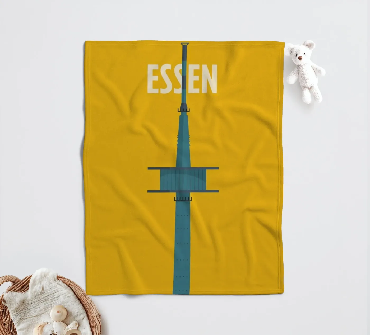 Essen Fleecedecke von Designliga Products GmbH & Co. KG