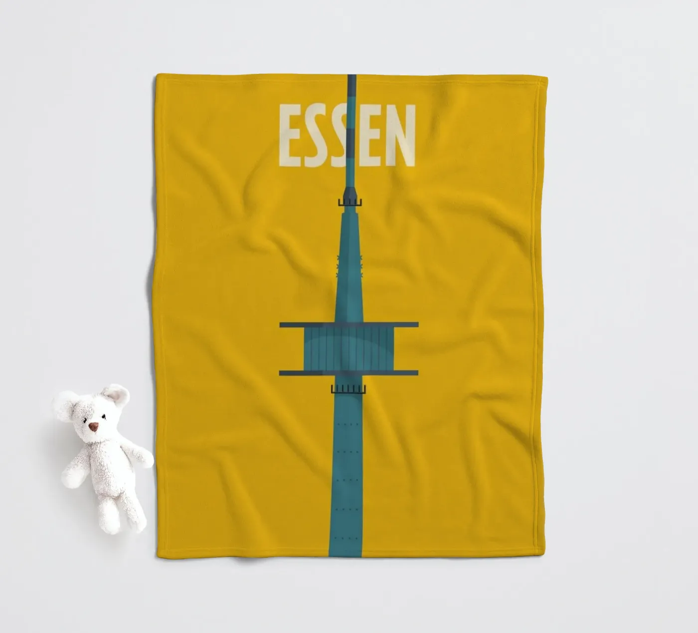 Essen Fleecedecke von Designliga Products GmbH & Co. KG