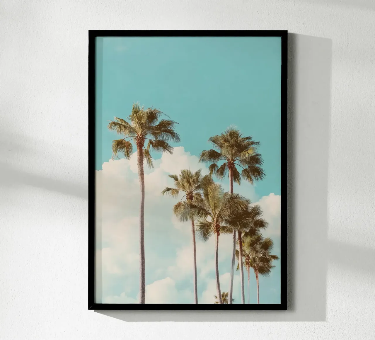 California Dream – Retro Palm Tree Print carta hahnemühle da Vela Luna