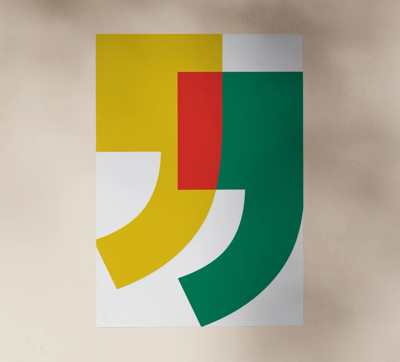 Arte Bauhaus virgola in sovrimpressione pellicola backlit da Family Bauhaus Art