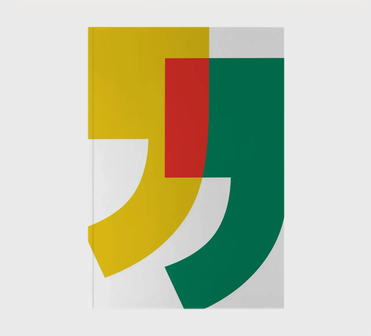 Bauhaus art overlay comma notebook by Family Bauhaus Art