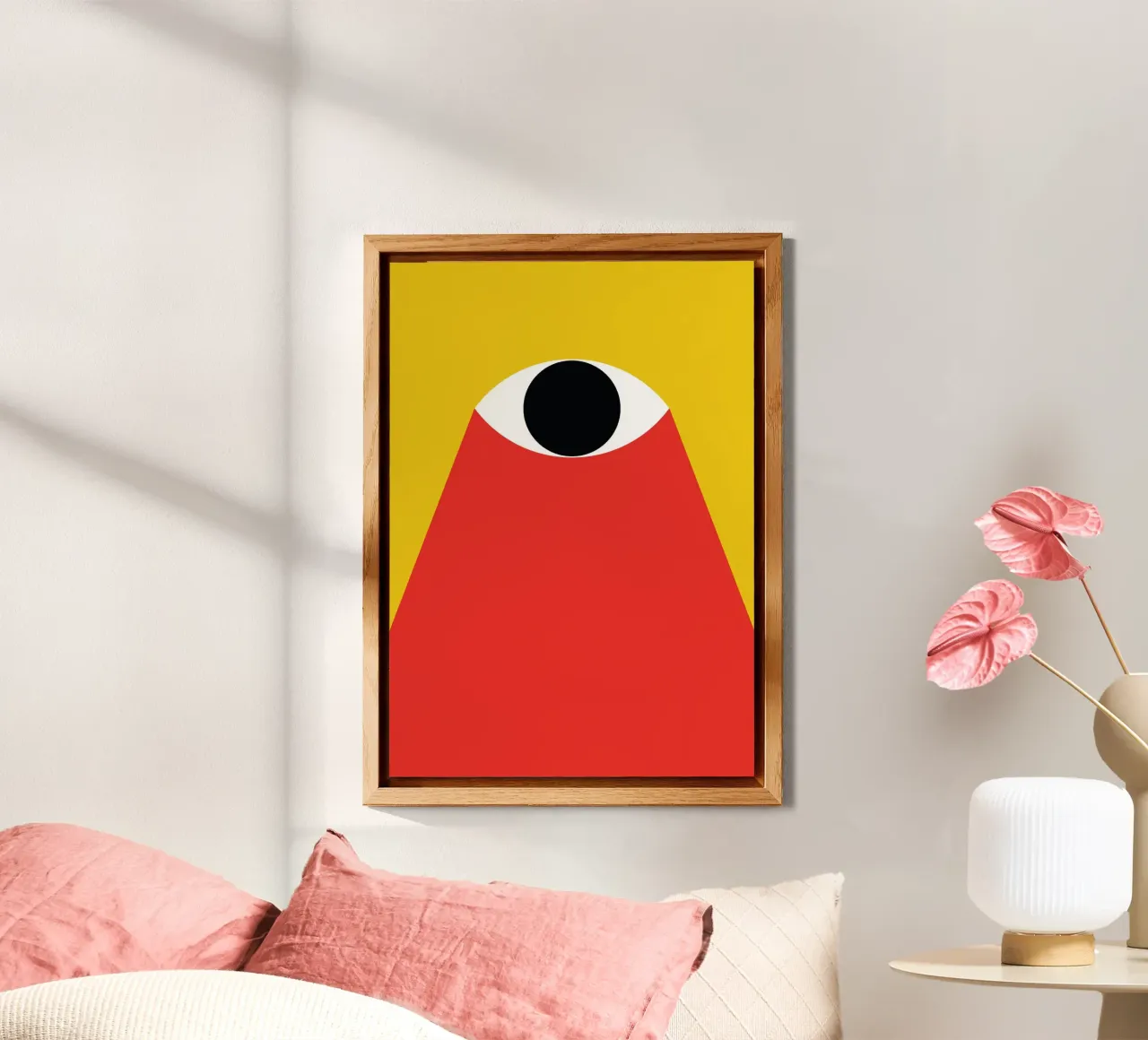 Eye light in the dark alu-dibond by Family Bauhaus Art