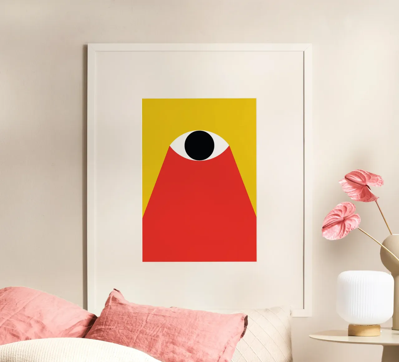 Ooglicht in het donker hahnemühle van Family Bauhaus Art