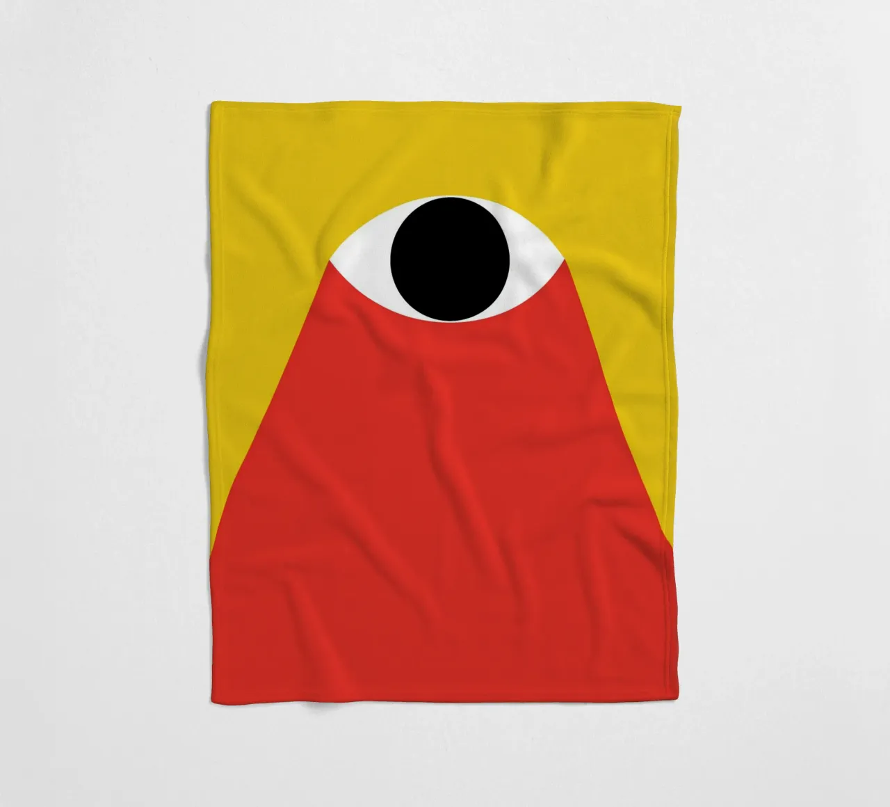 Eye light in the dark fleece blanket by Family Bauhaus Art