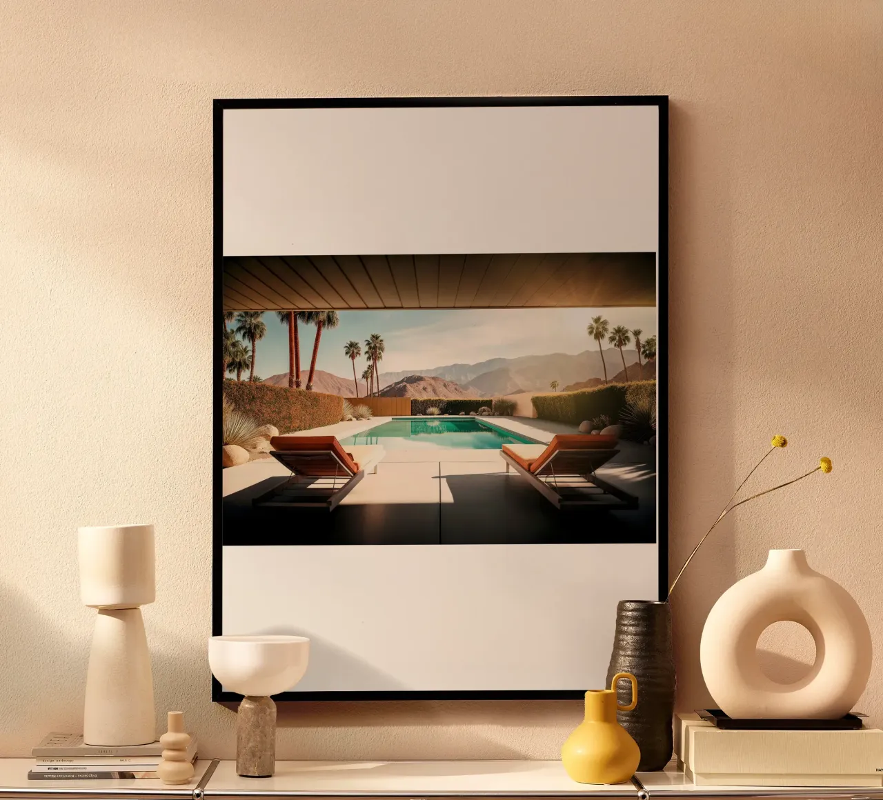 Palm Spring Private Pool I poster da robertmotoiart