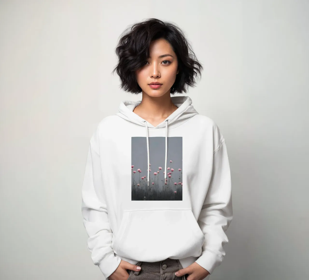 Papaveri eterei felpa con cappuccio da luxi&lace