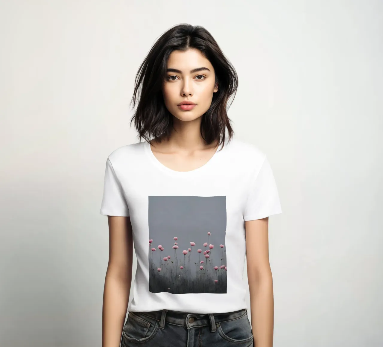 Amapolas etéreas camiseta de mujer de luxi&lace