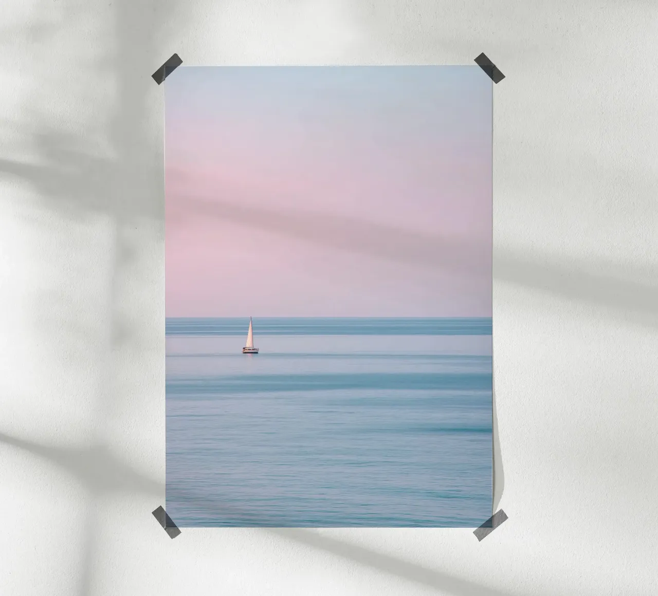Sailing Still – Minimalist Ocean Photography carta hahnemühle da Vela Luna