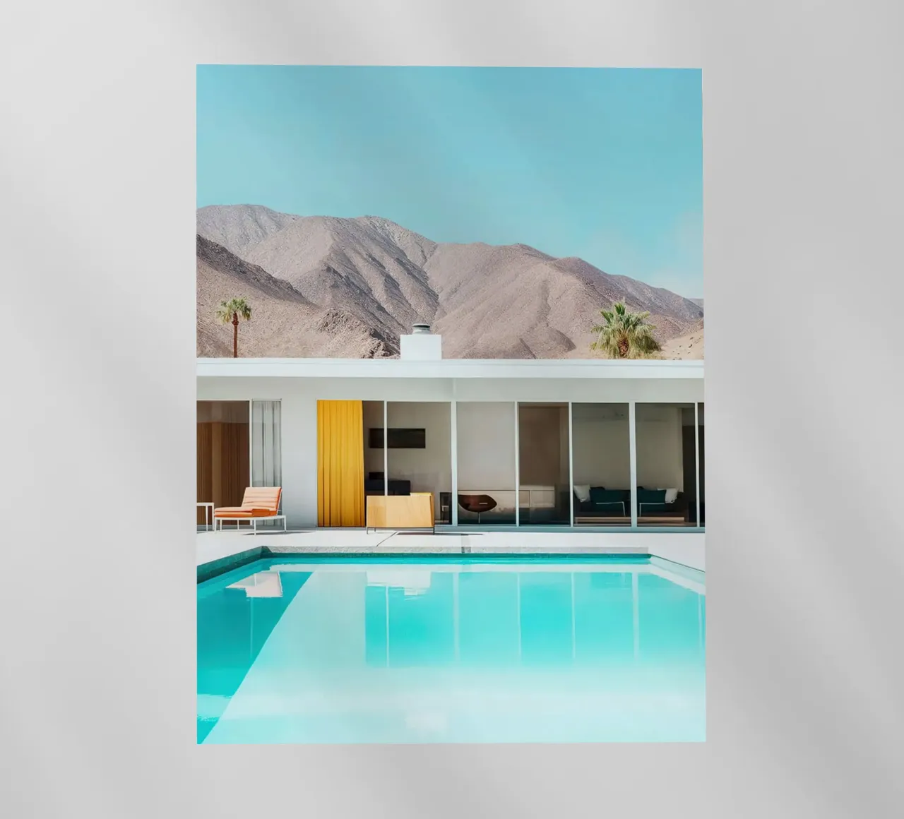 Palm Spring Private Pool II pellicola backlit da robertmotoiart