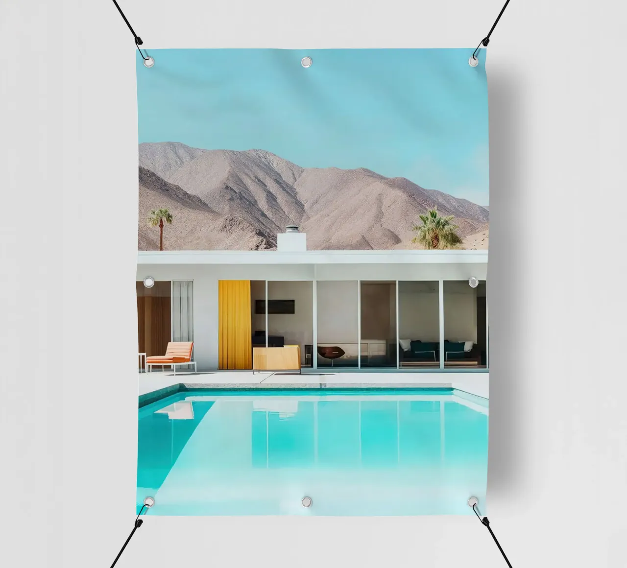 Palm Spring Private Pool II telo in pvc da robertmotoiart