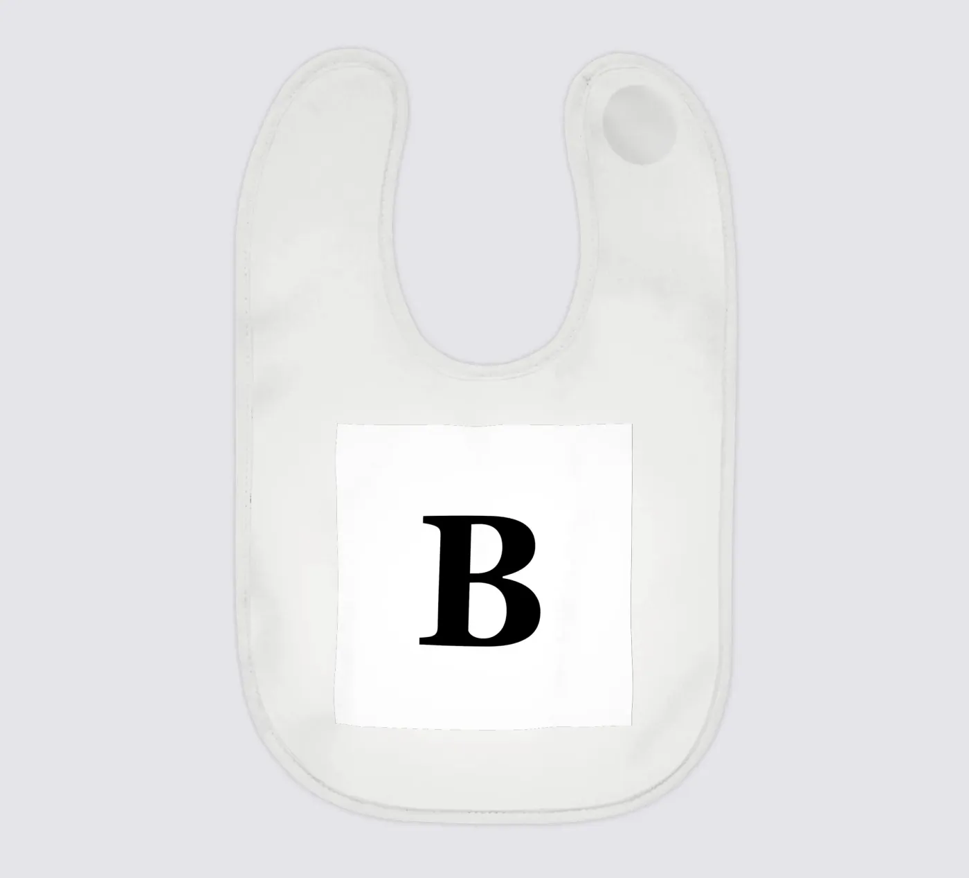 Lettera B bavaglino da Olivia Creator