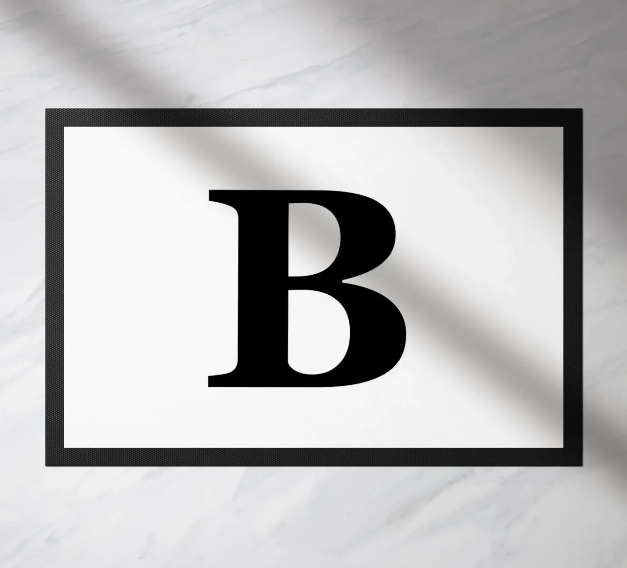 Lettera B zerbino da Olivia Creator