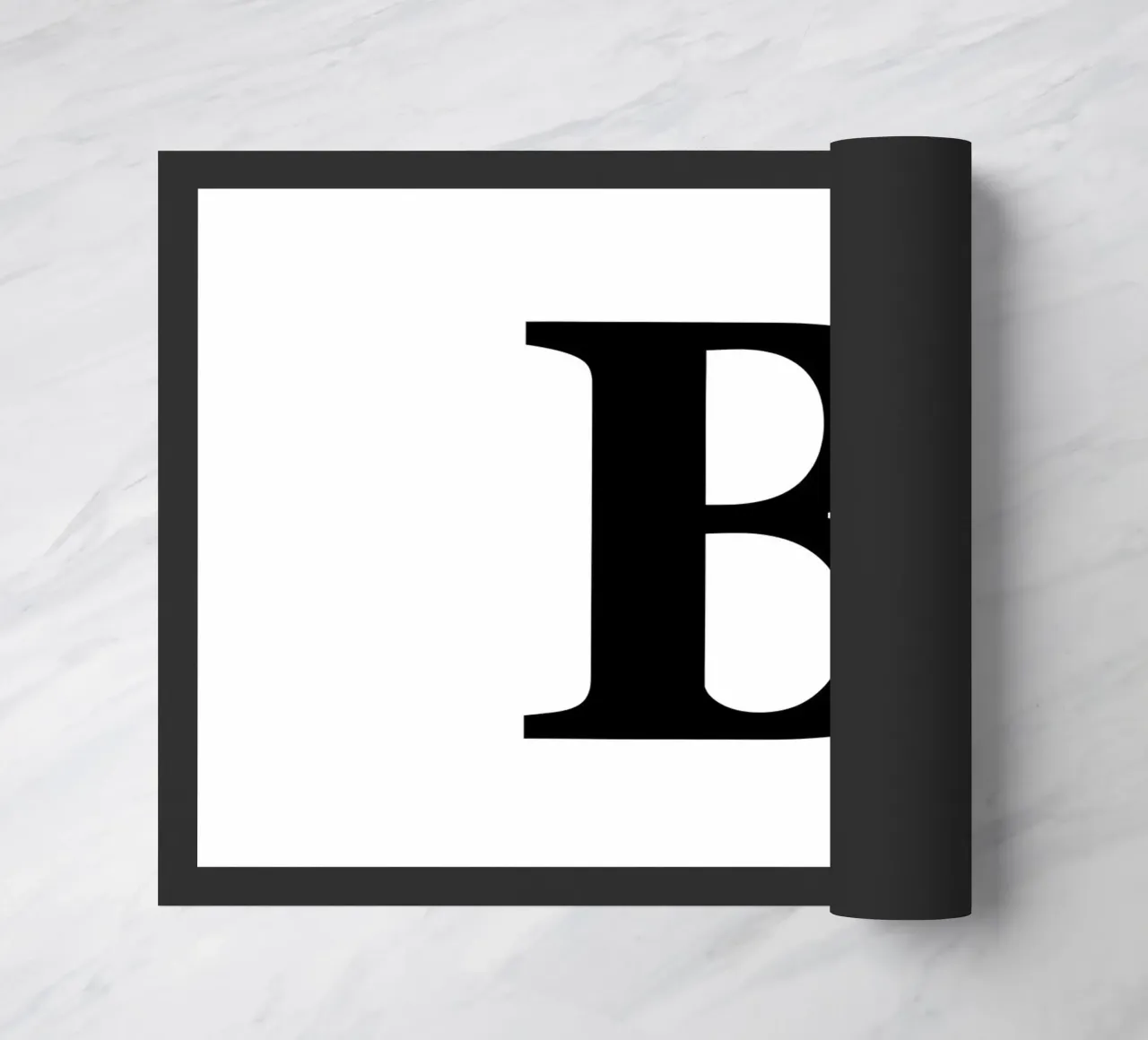 Lettera B zerbino da Olivia Creator