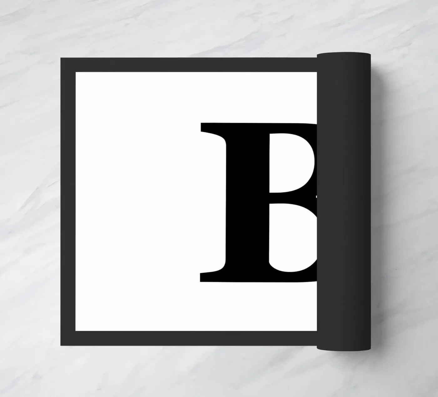 Lettera B zerbino da Olivia Creator