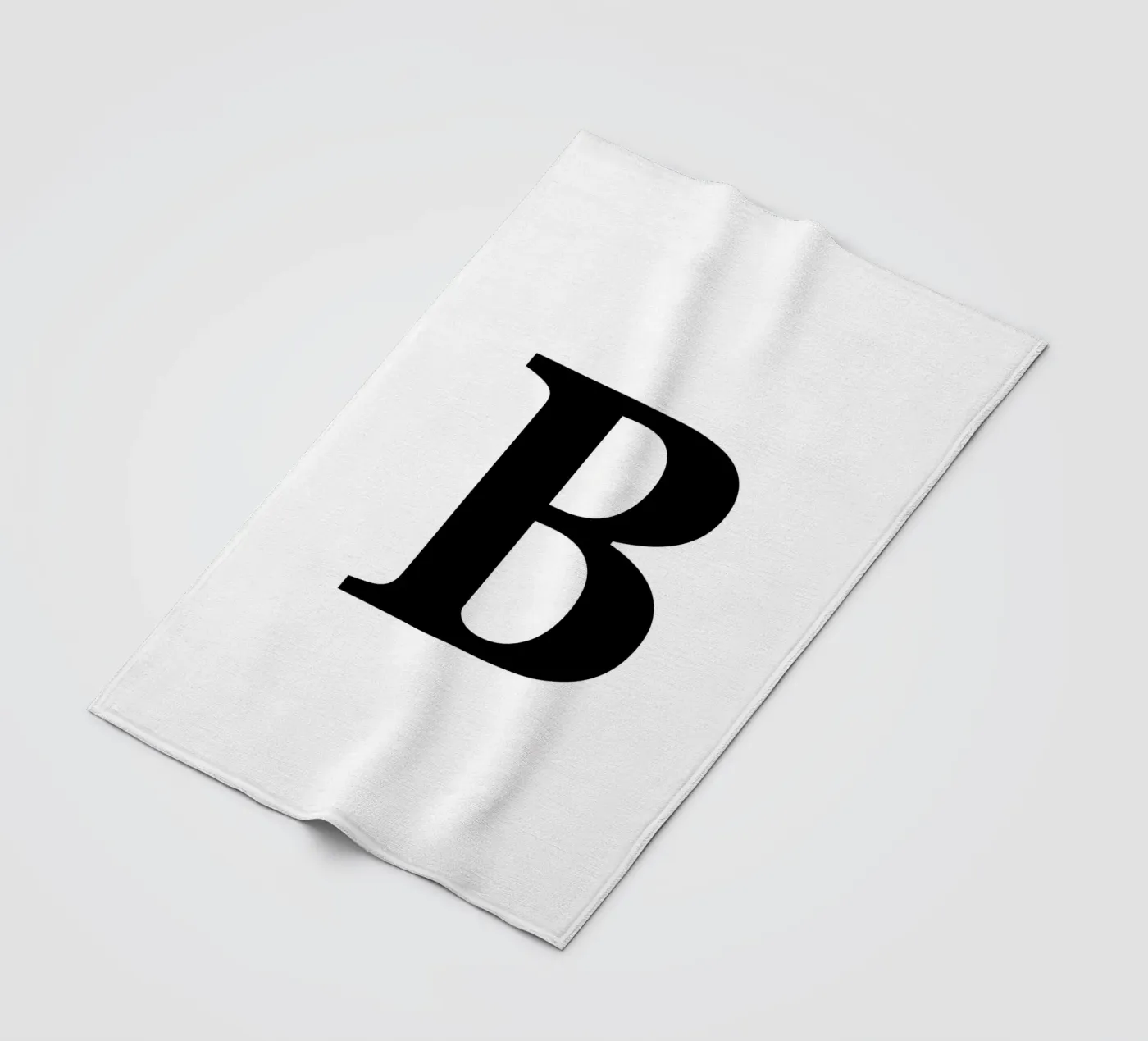 Brief B fleecedeken van Olivia Creator