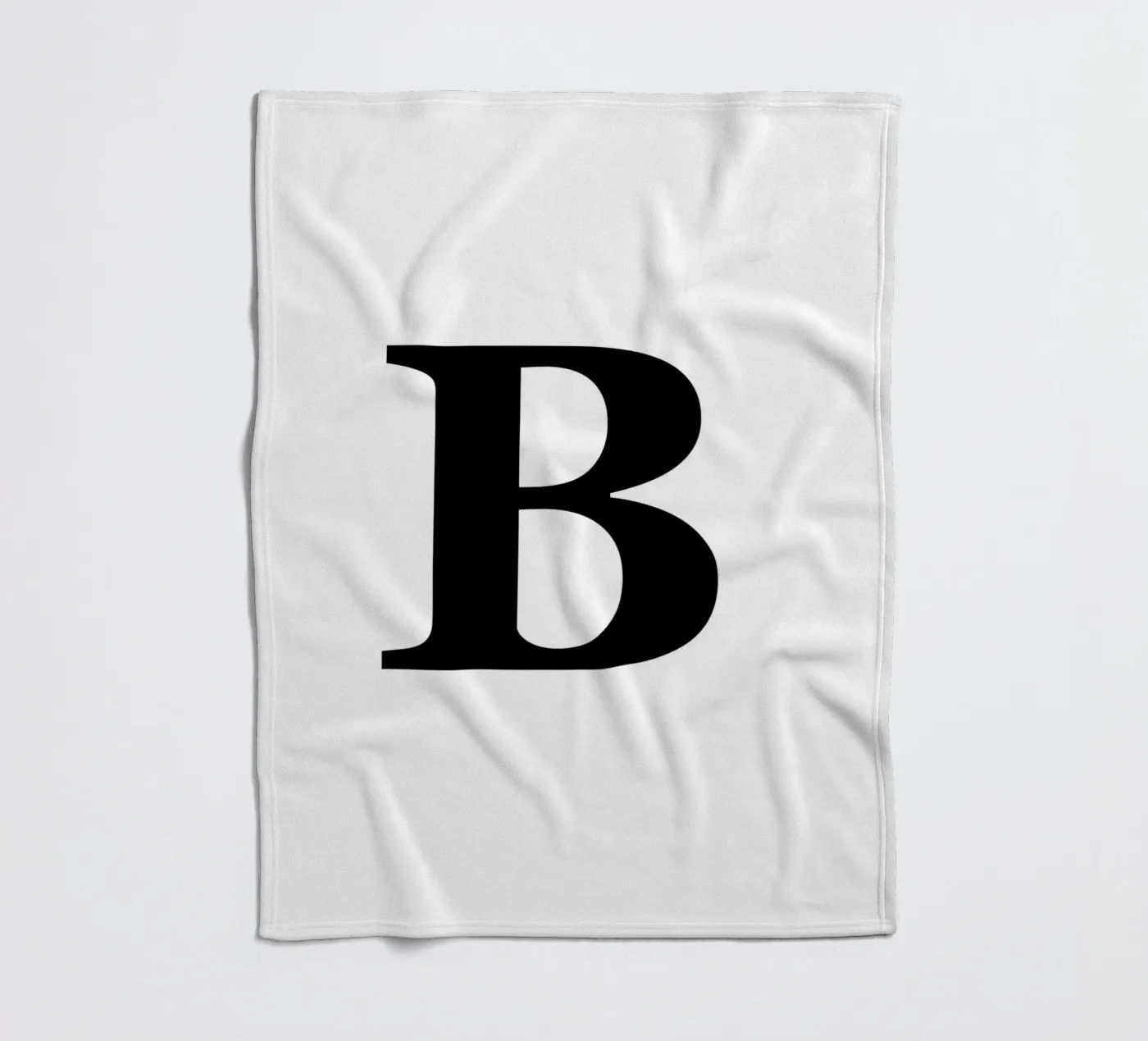 Brief B fleecedeken van Olivia Creator