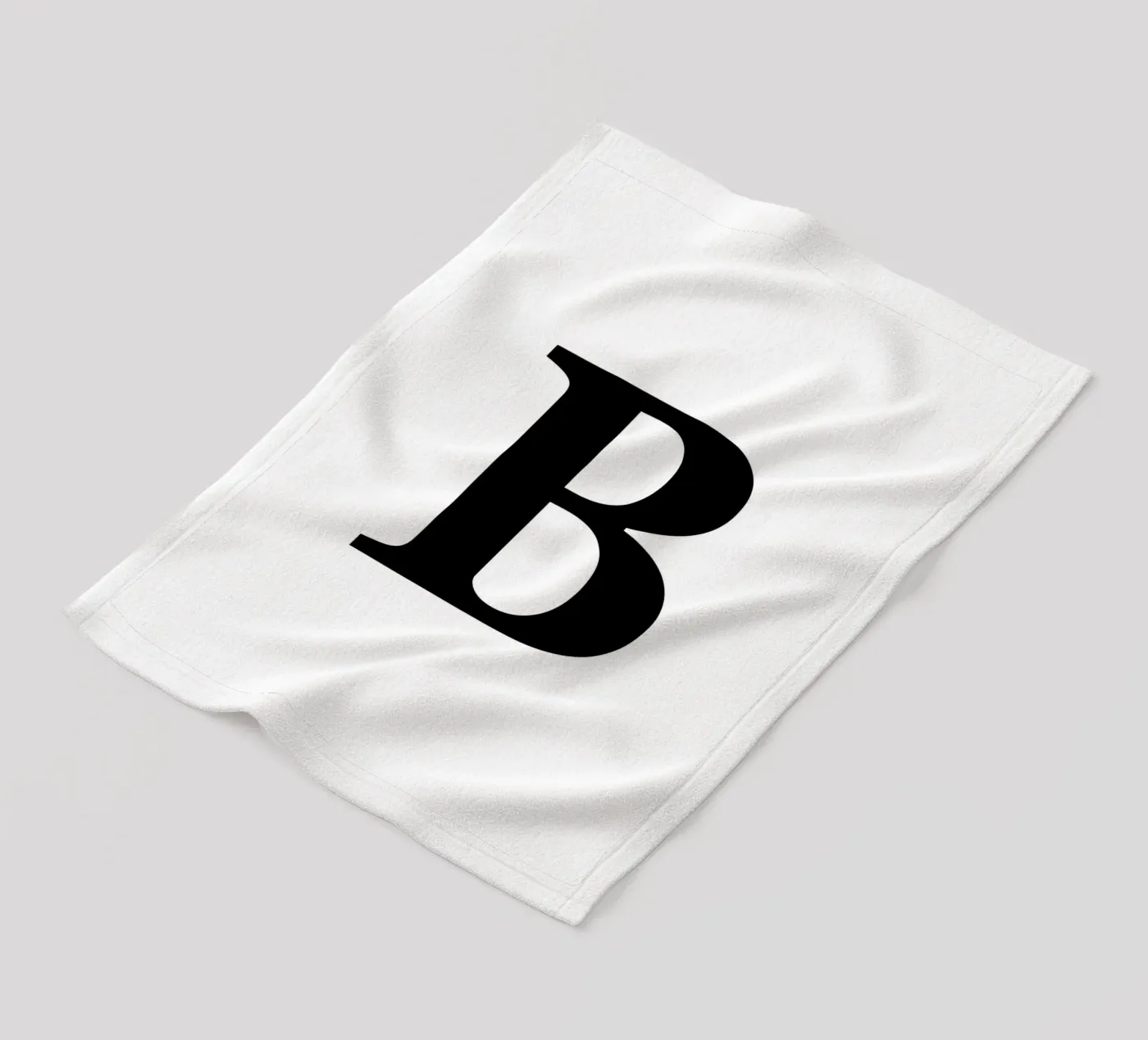 Brief B fleecedeken van Olivia Creator