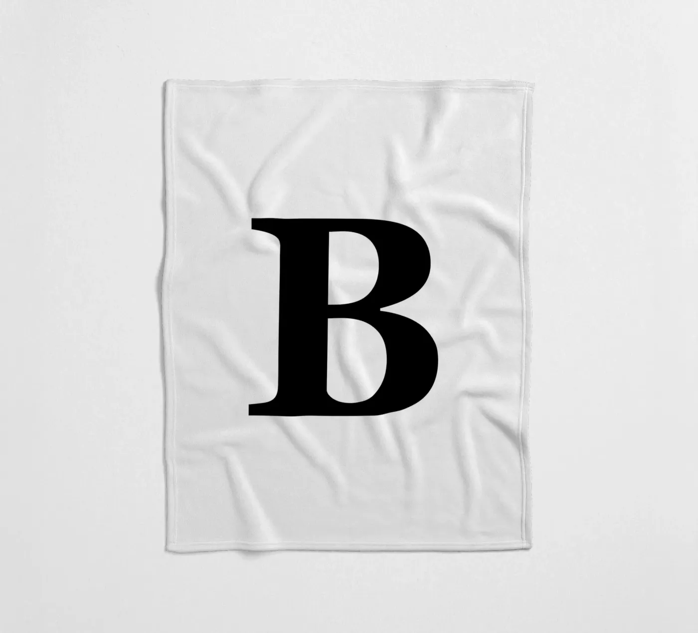 Brief B fleecedeken van Olivia Creator