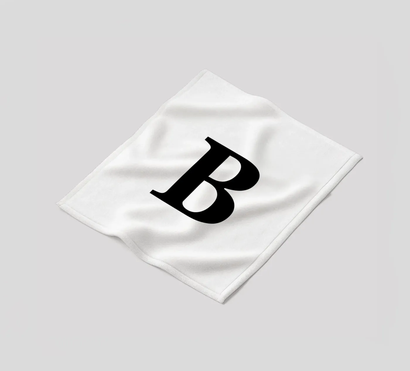 Brief B fleecedeken van Olivia Creator