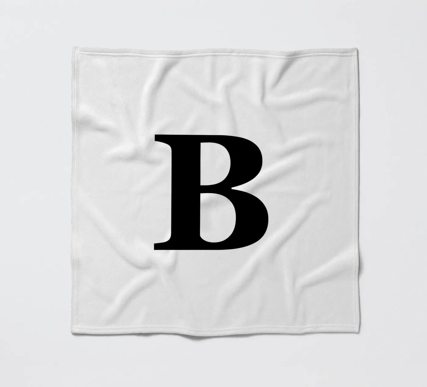 Brief B fleecedeken van Olivia Creator