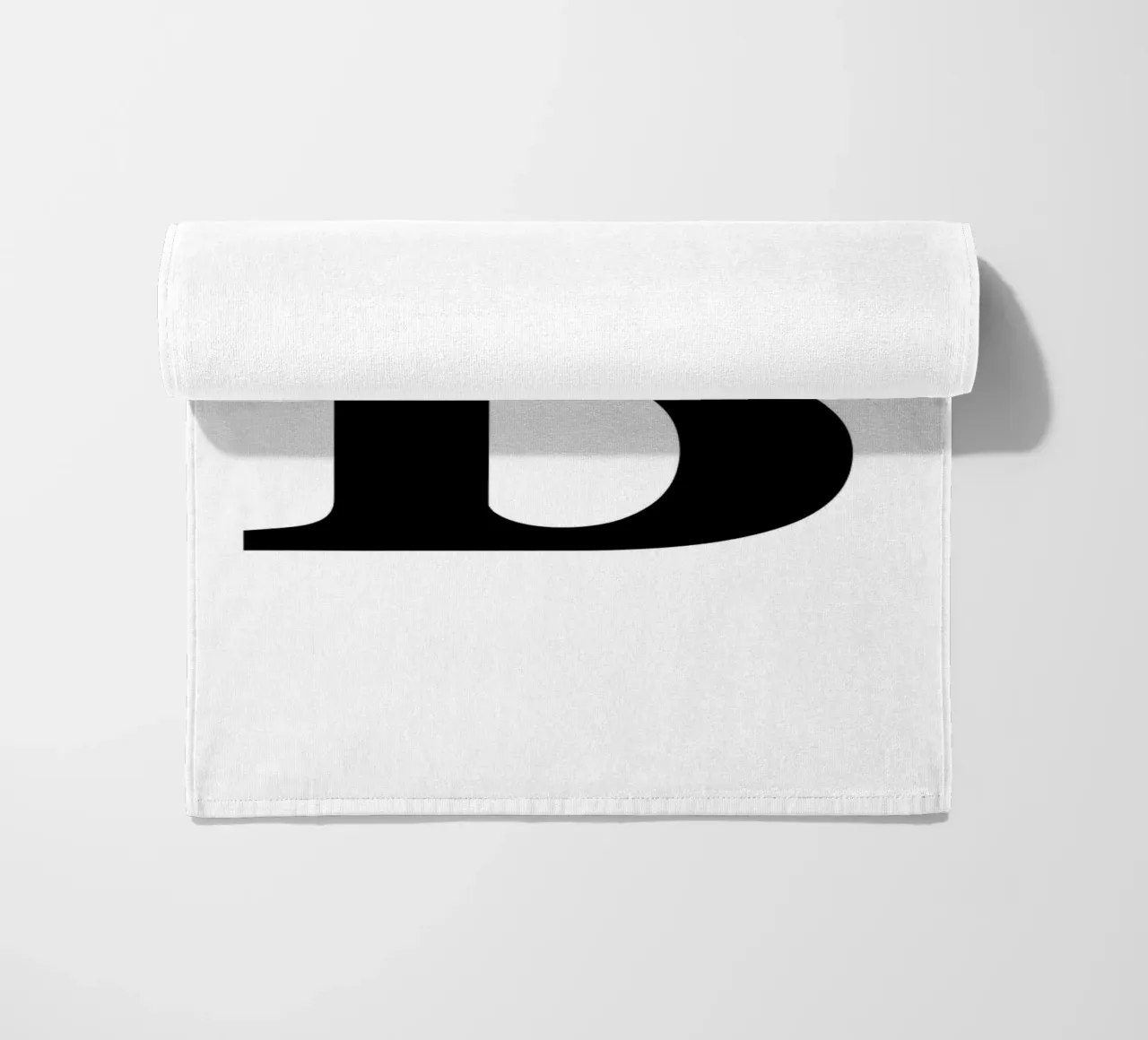 Lettera B telo mare da Olivia Creator