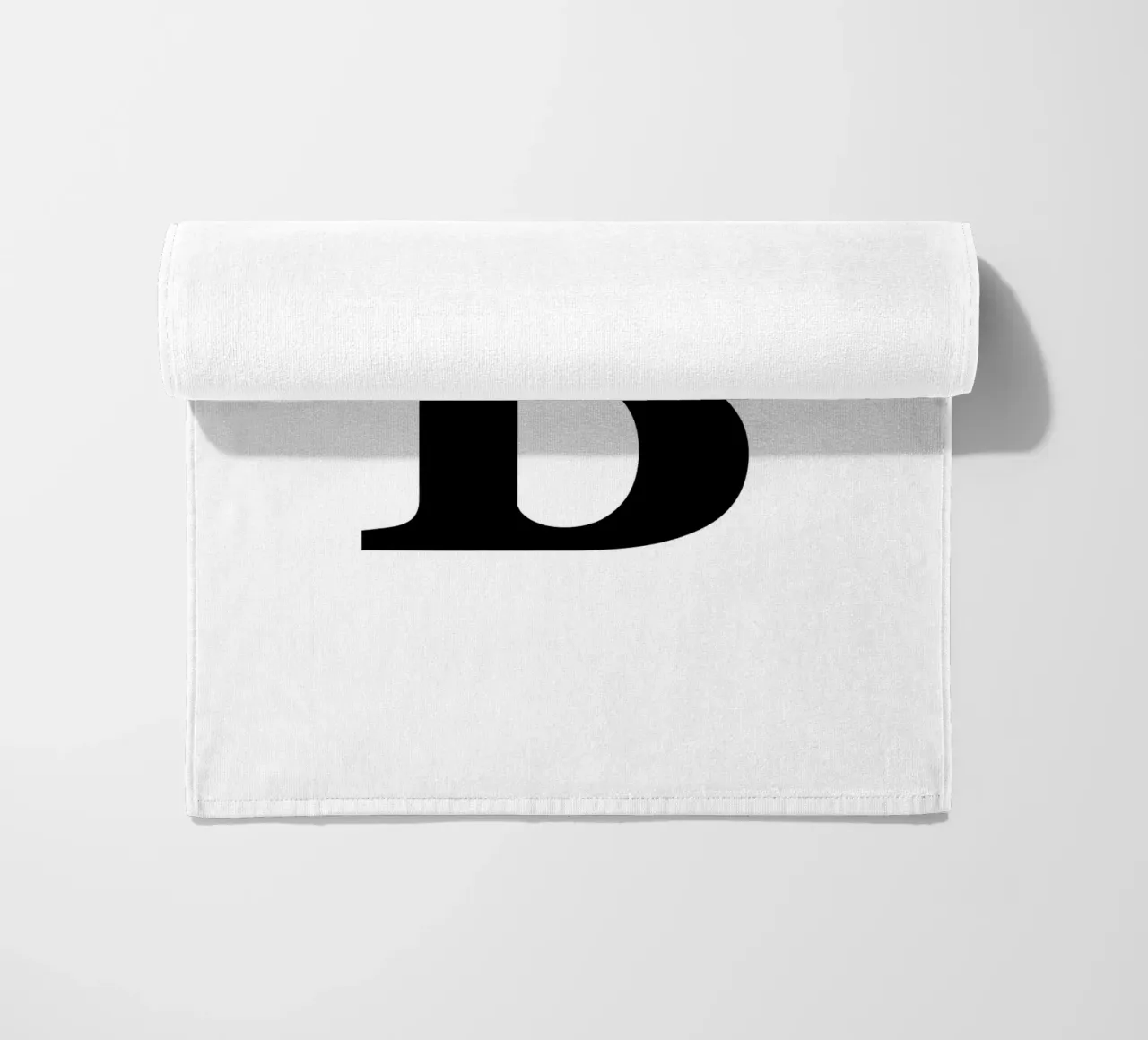 Lettera B telo mare da Olivia Creator