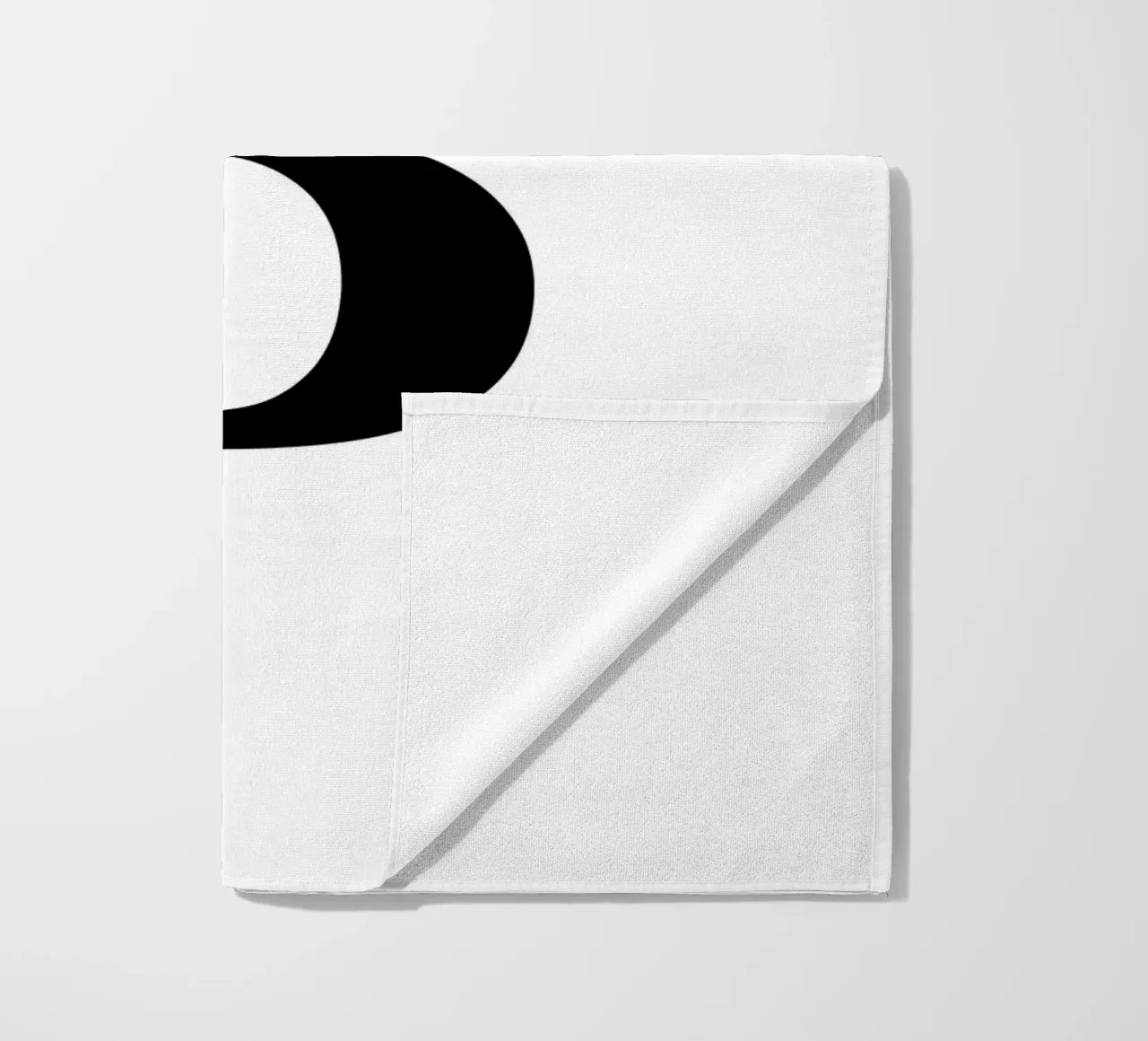 Lettera B telo mare da Olivia Creator