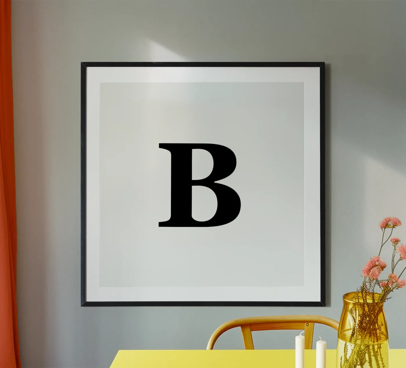 Lettera B poster da Olivia Creator