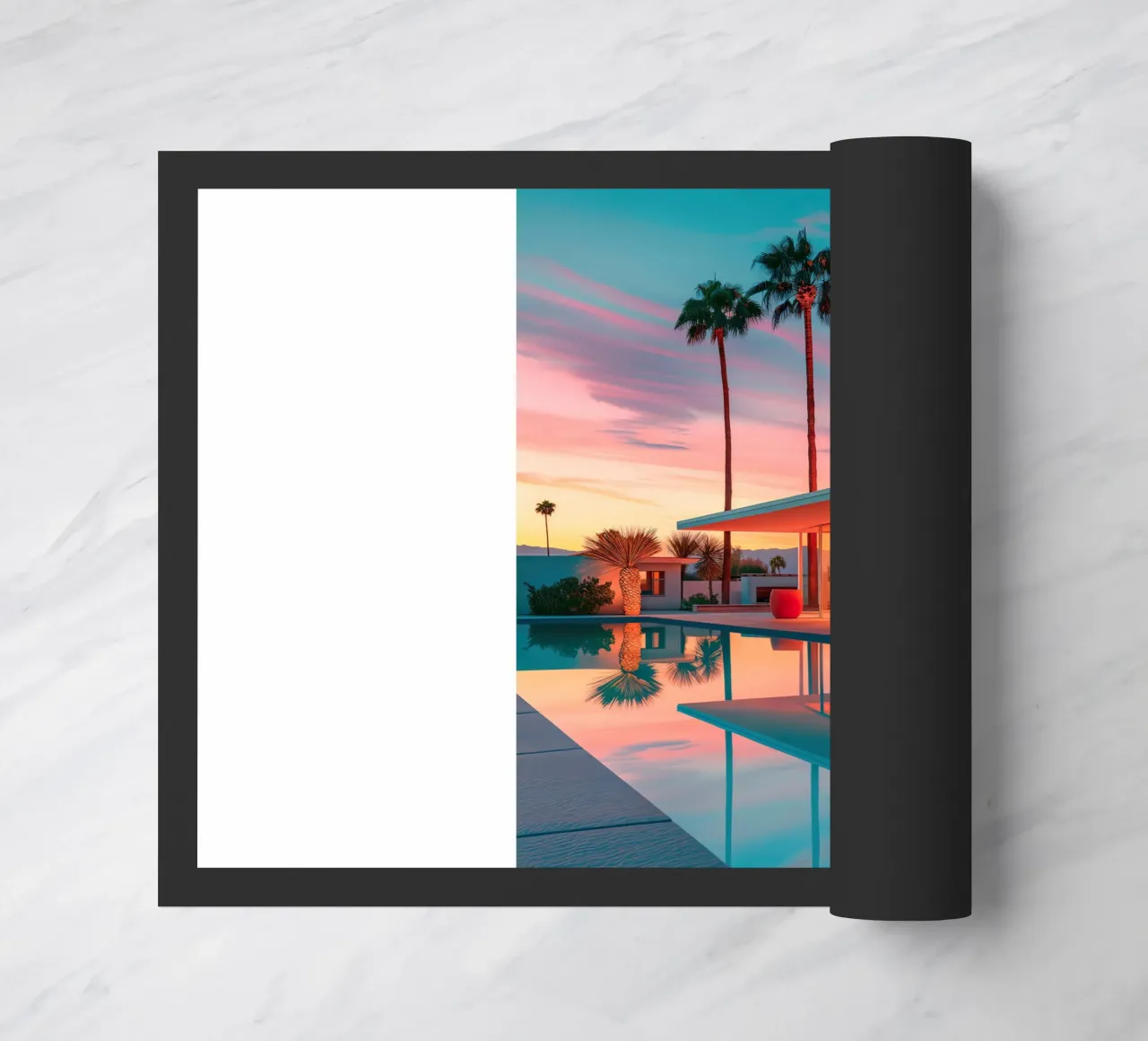Sunset House Pool zerbino da robertmotoiart