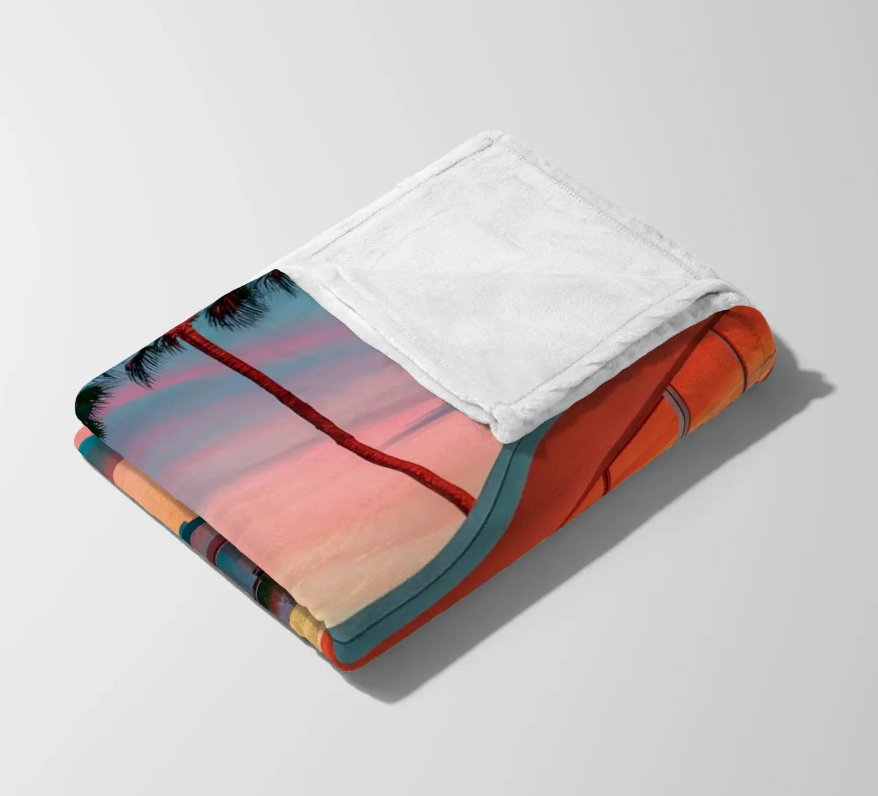 Sunset House Pool coperta in pile da robertmotoiart