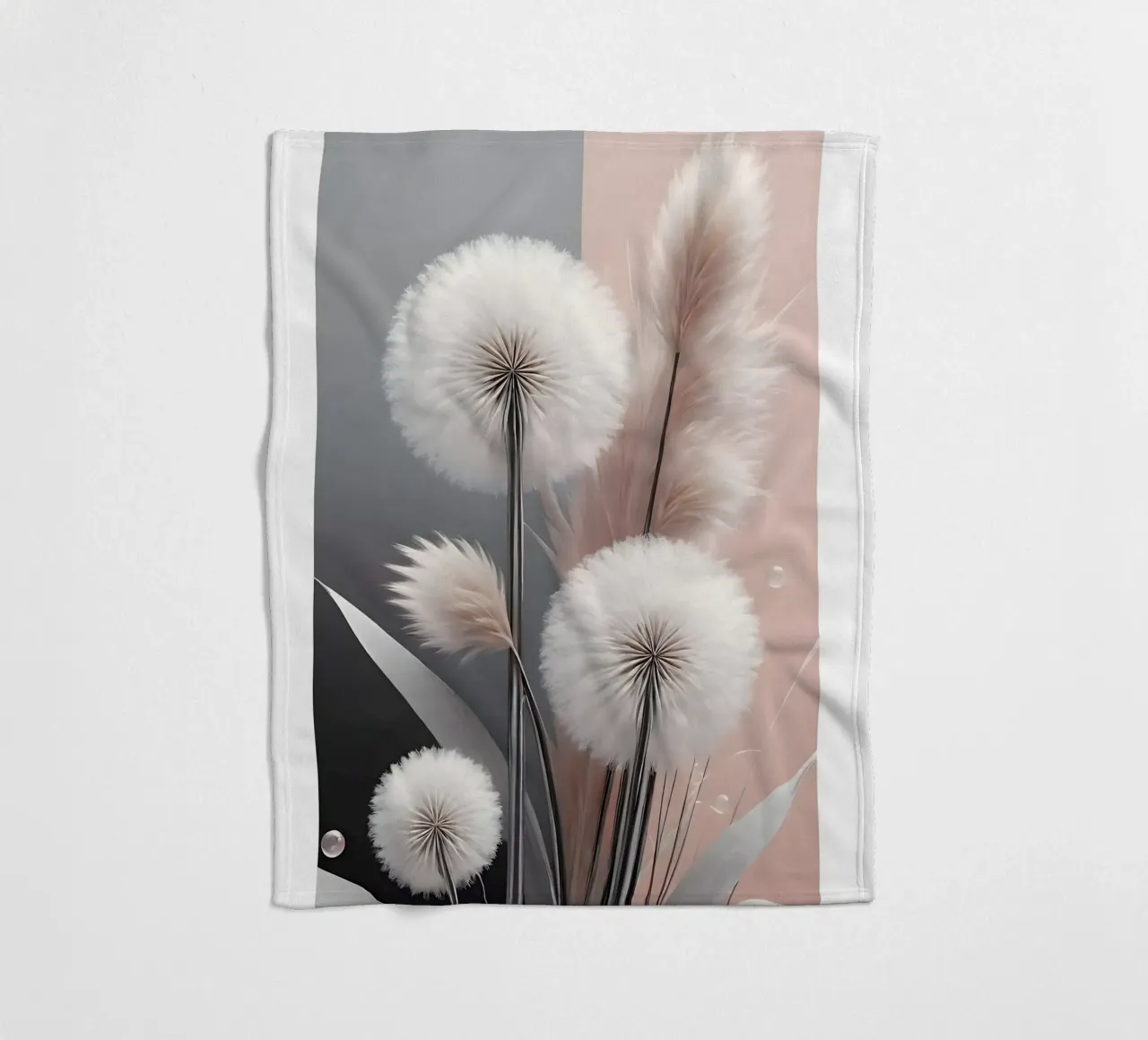 Serene Mininalism coperta in pile da luxi&lace