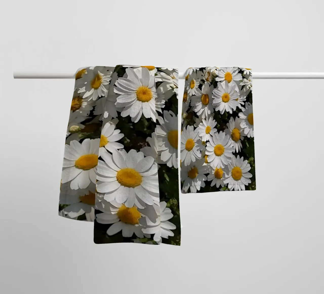 Daisy Flowers towel by luxi&lace