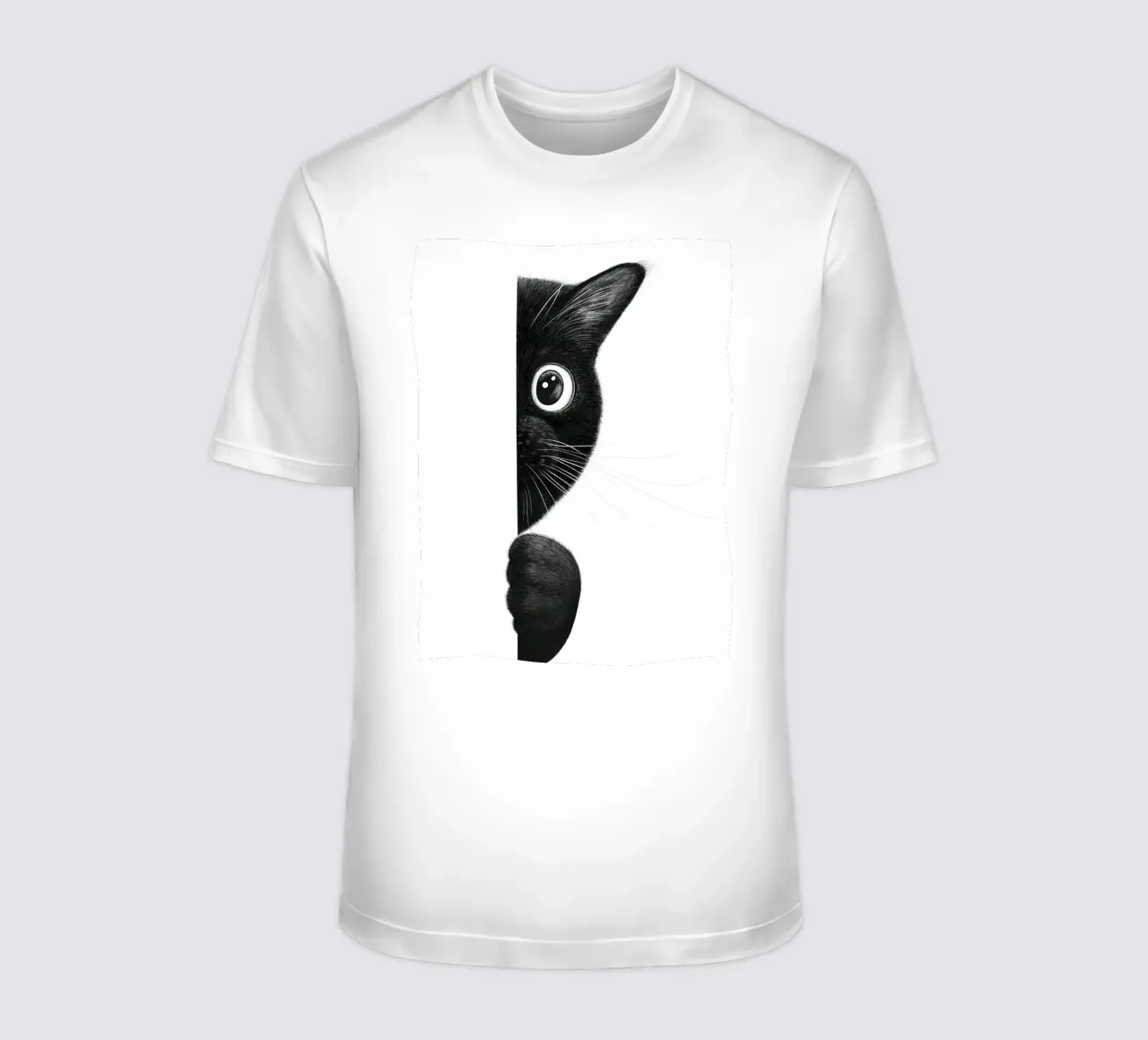 Cat Playing Hide And Seek t-shirt da lennytravers