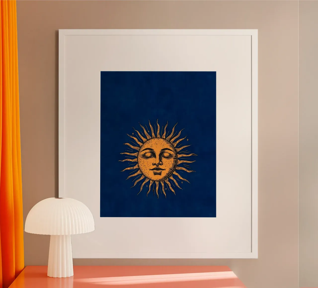 Eclissi poster con telaio in plastica da luxi&lace