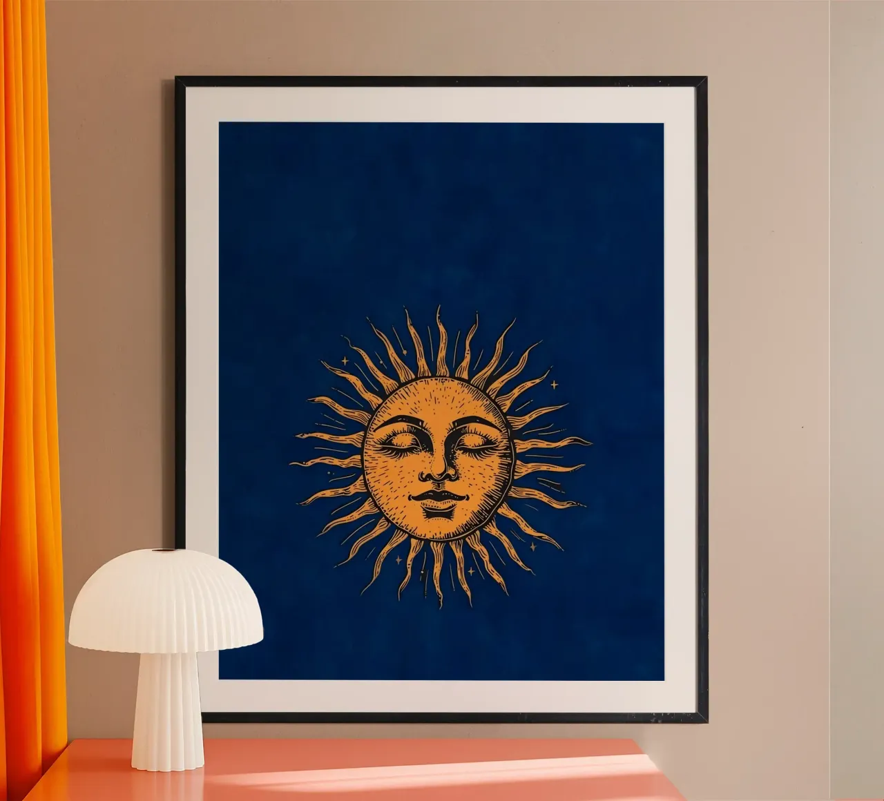 Eclissi poster con telaio in plastica da luxi&lace
