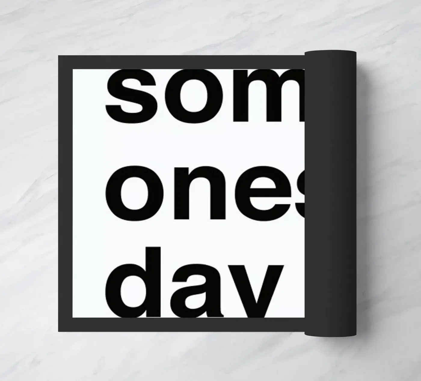 Someones day Fußmatte von Magdalena Lindstedt