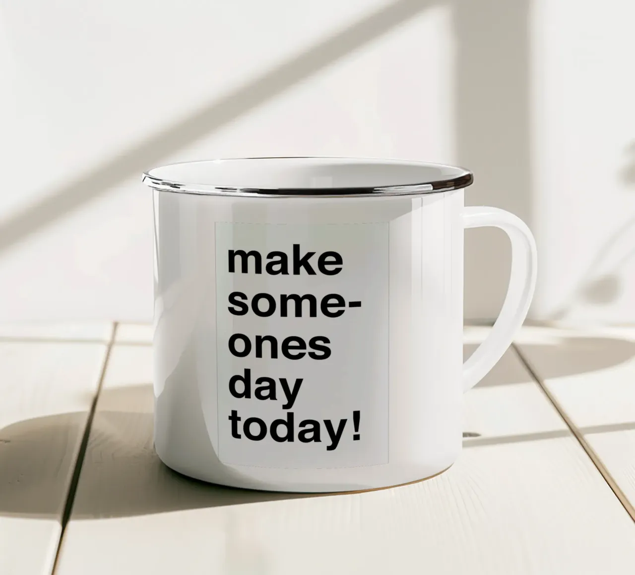 Someones day tazza in smalto da Magdalena Lindstedt
