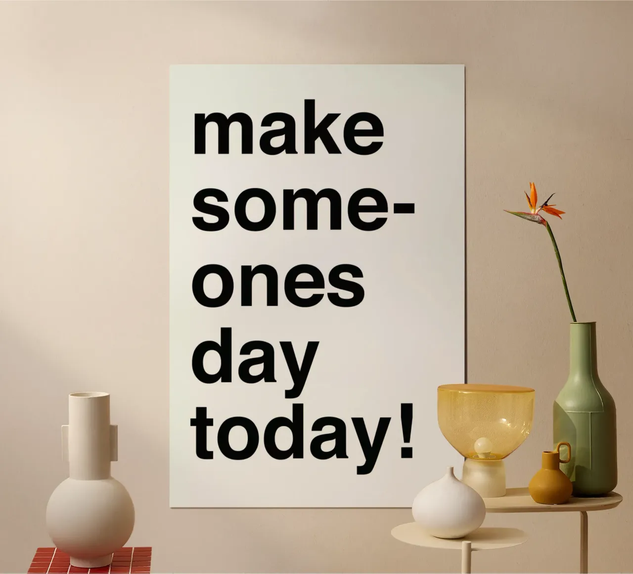 Someones day poster da Magdalena Lindstedt