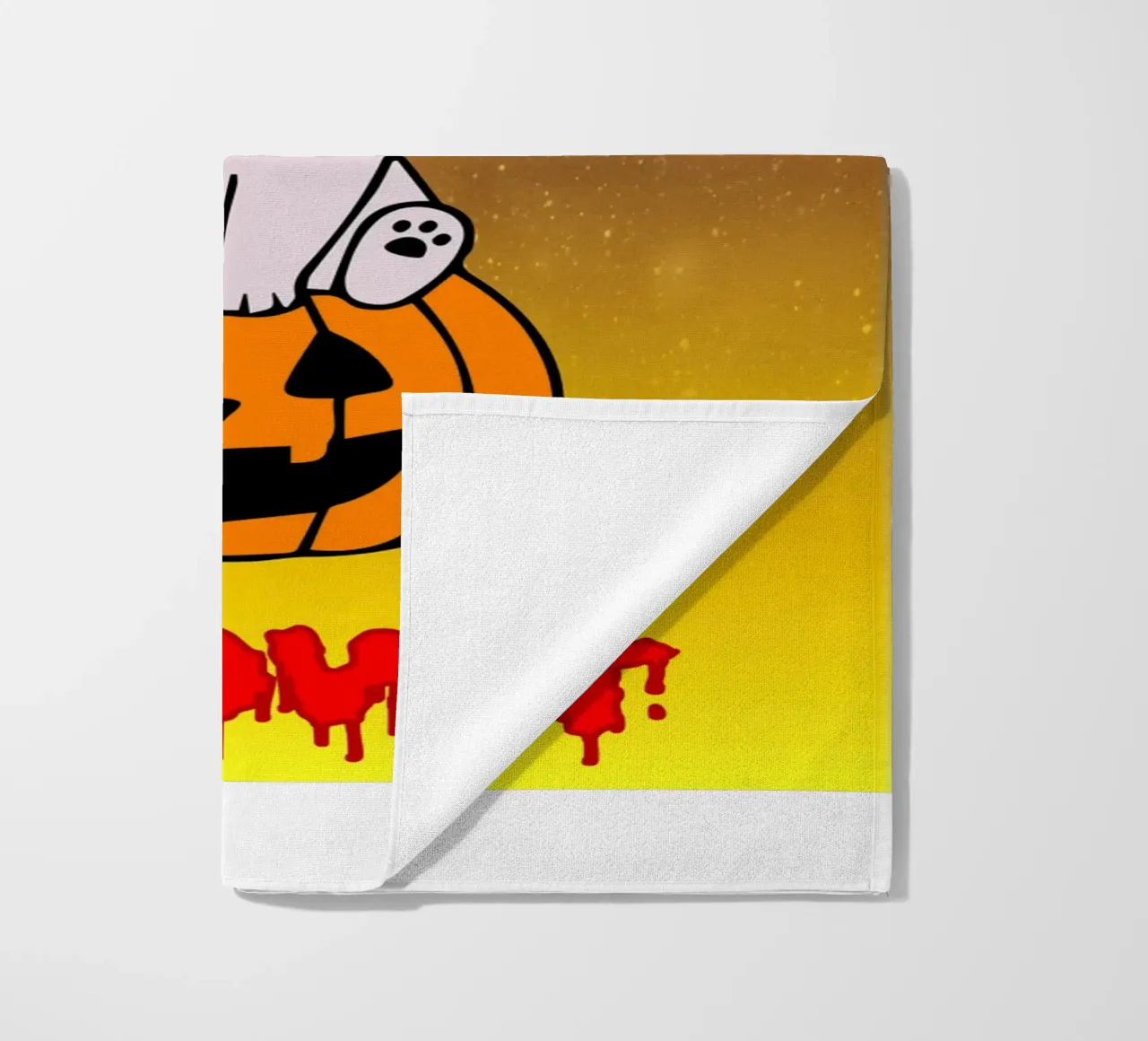 meowt fantasma di halloween telo mare da onechoice