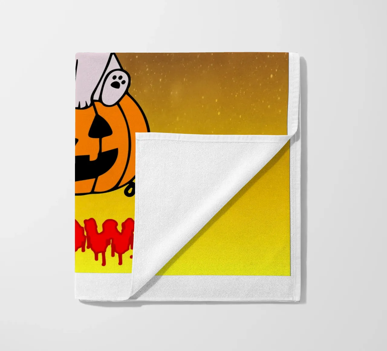 meowt fantasma di halloween telo mare da onechoice