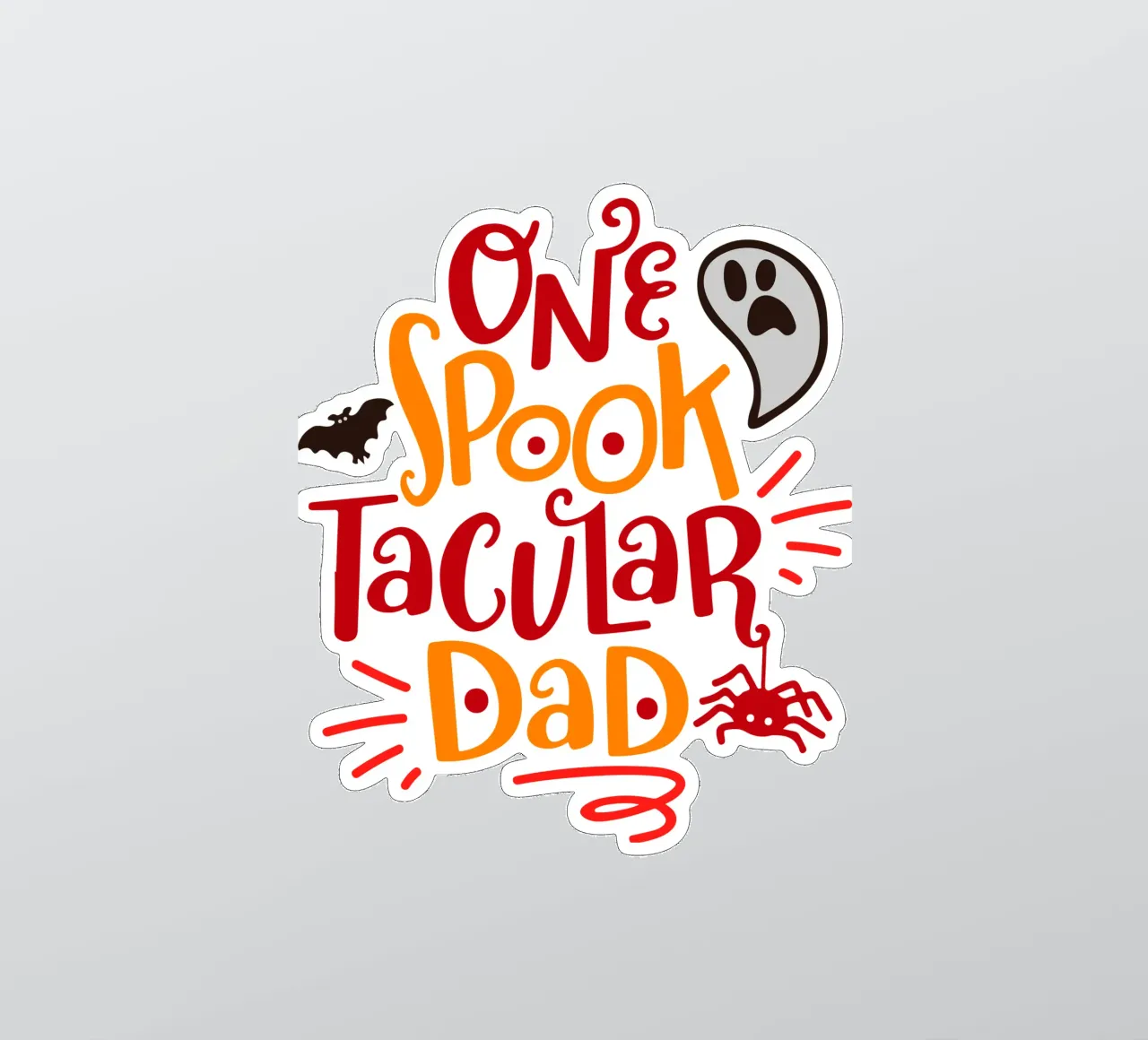 SPOOKTACULAR DAD sticker by onechoice