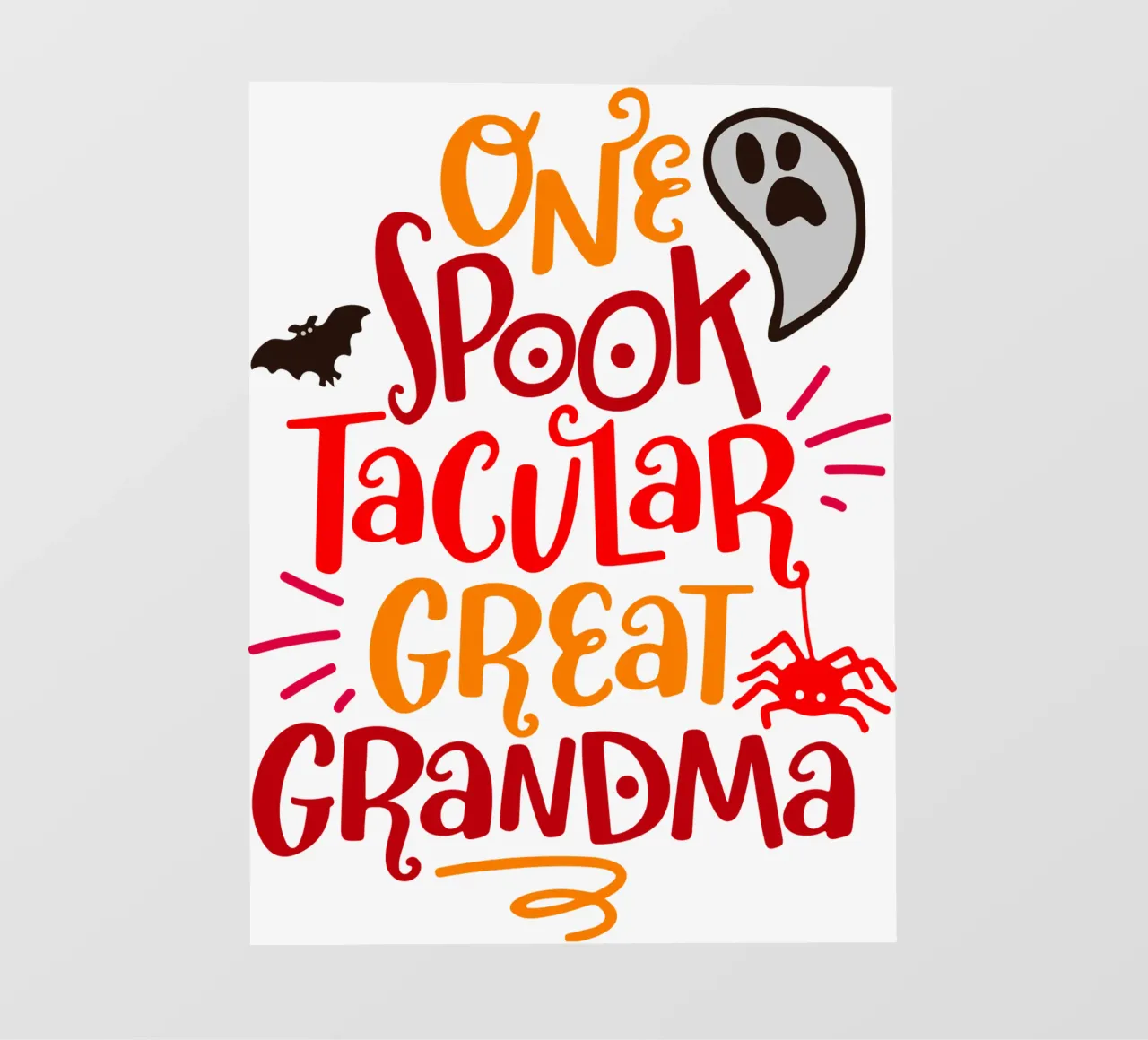 Grand Ma' SPOOKTACULAR pellicola backlit da onechoice