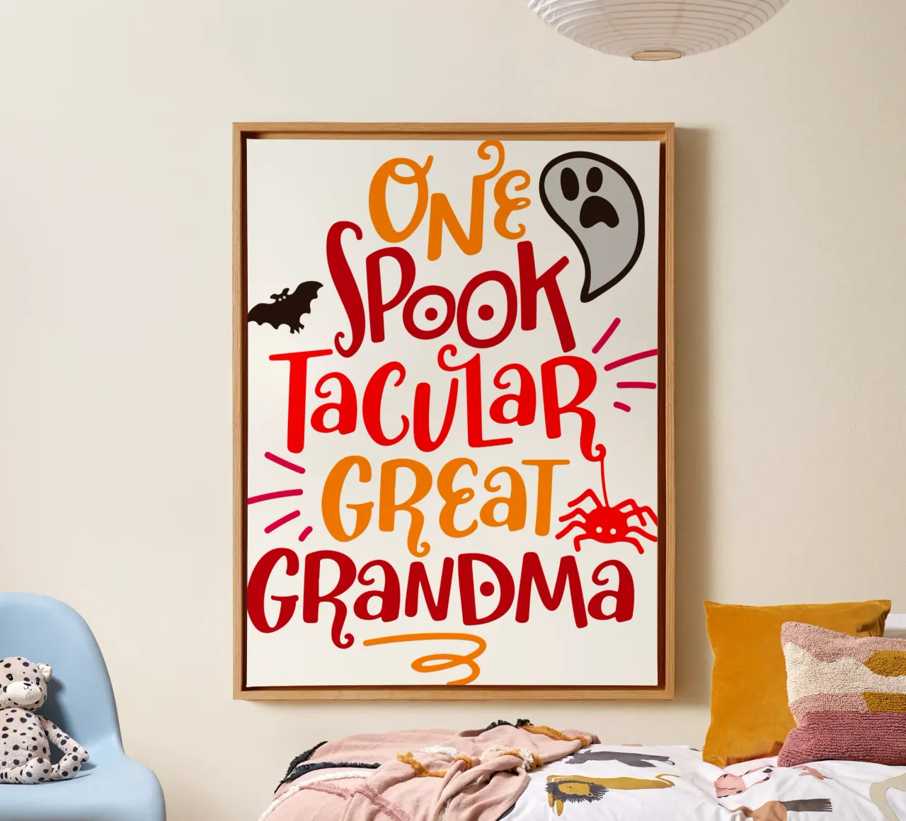 Grand Ma' SPOOKTACULAR tela con Cornice a cassetta da onechoice
