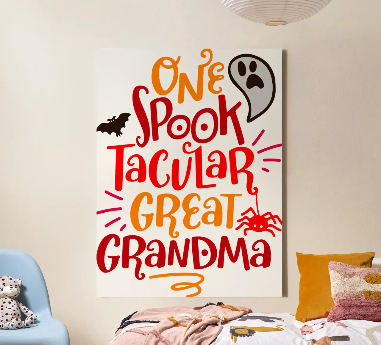 Grand Ma' SPOOKTACULAR tela con Cornice a cassetta da onechoice