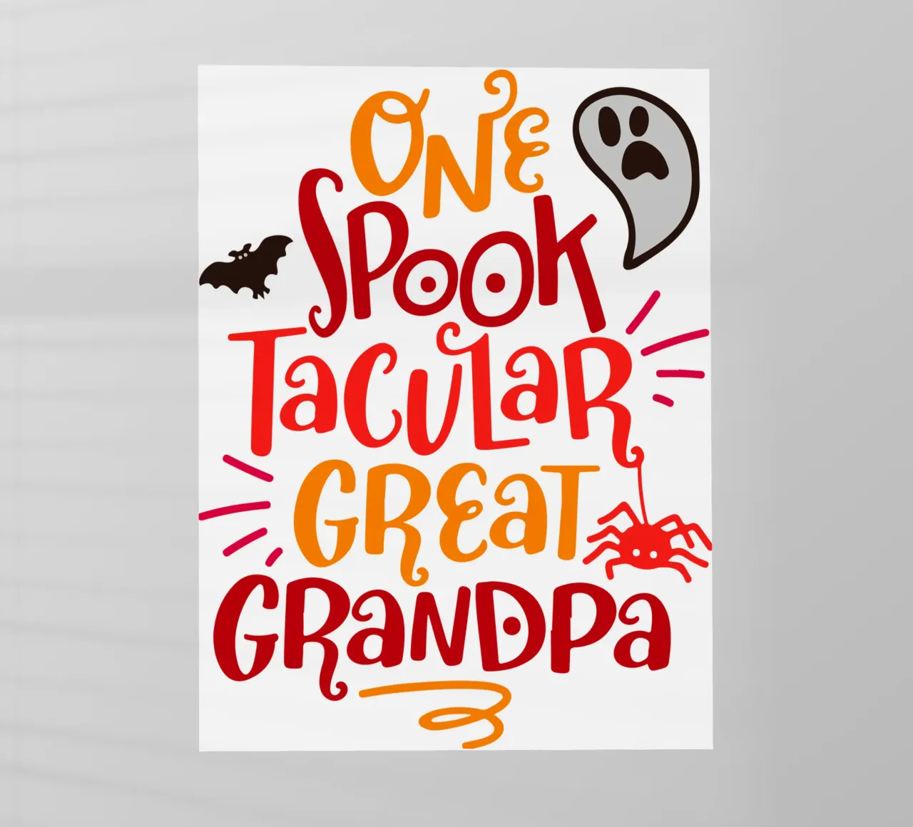 Nonno SPOOKTACULAR pellicola backlit da onechoice